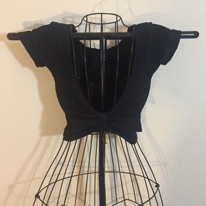 Back Bow Crop Top